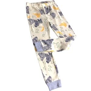 Burt's Bees Kids Organic Cotton Animal Print Pajama Bottoms Size 5T